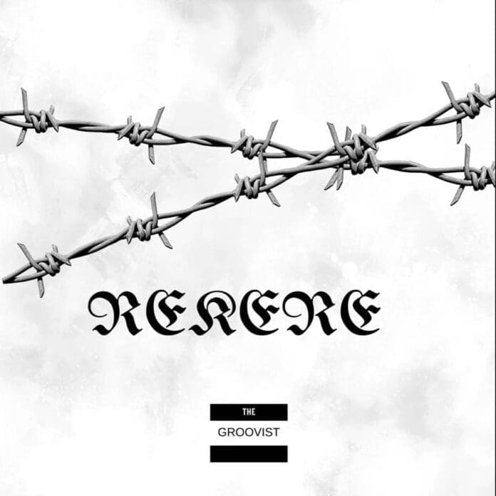 A monochrome image of a barbed wire with the word 'revere' written on it, embodying The Groovist's Rekere aesthetic. A monochrome image of a barbed wire with the word 'revere' written on it, embodying The Groovist's Rekere aesthetic.