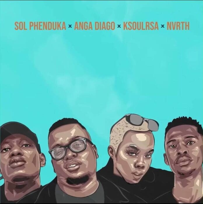 A group of people standing in front of a blue background, amidst lonely nights and captivating performances by Anga Diago and Sol Phenduka. A group of people standing in front of a blue background, amidst lonely nights and captivating performances by Anga Diago and Sol Phenduka.