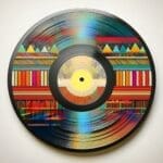 Afropop-African Music Vinyl record with a vibrant geometric-patterned cover. An exploration of diverse genres and pays homage to the rhythmic brilliance of African musicians.