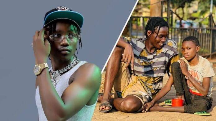 photo-output-1-edited-scaled.jpeg Young man wearing a cap and glasses on the left; two people enjoying the vibrant rhythm of Afrobeat outdoors, one smiling at the other.