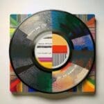 Afropop-African Music Vinyl record with a vibrant geometric-patterned cover. An exploration of diverse genres and pays homage to the rhythmic brilliance of African musicians.