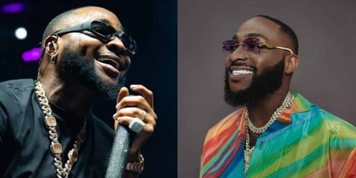 Two side-by-side photos of a smiling man with a beard, sunglasses, and jewelry; in one, he holds a microphone—reminiscent of the 5IVE Nigeria tour vibe—in the other, he wears a colorful shirt and tinted glasses.