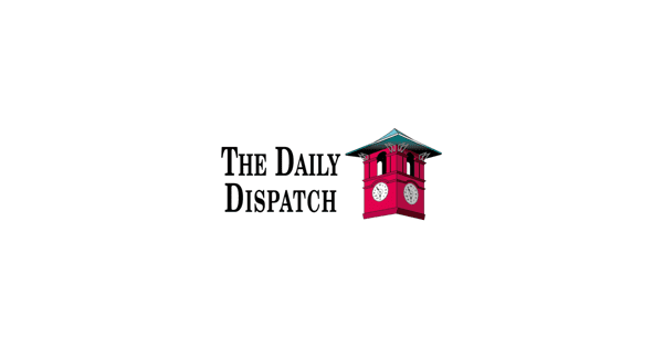 The Daily Dispatch logo features black text next to a red clock tower illustration displaying clocks on two sides, reflecting the vibrant rhythm of African Music and dance.
