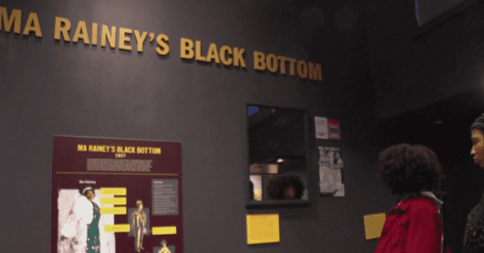 Obama rae's black bottom exhibit opens in philadelphia at the August Wilson Center.