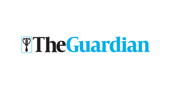 The guardian logo on a white background, featuring Davido discussing the global appeal of Afrobeats.