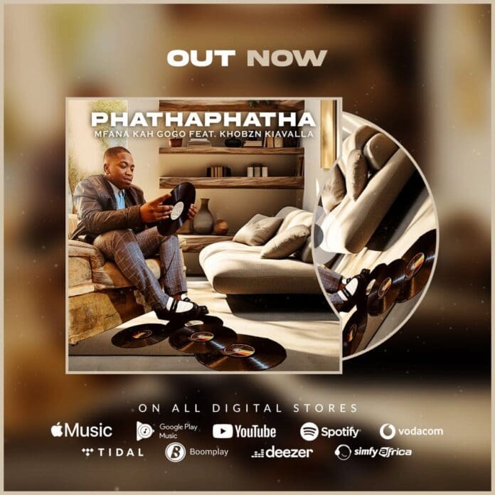 The cover of the CD for PhathaPhatha, featuring Mfana Kah Gogo and Khobzn Kiavalla.